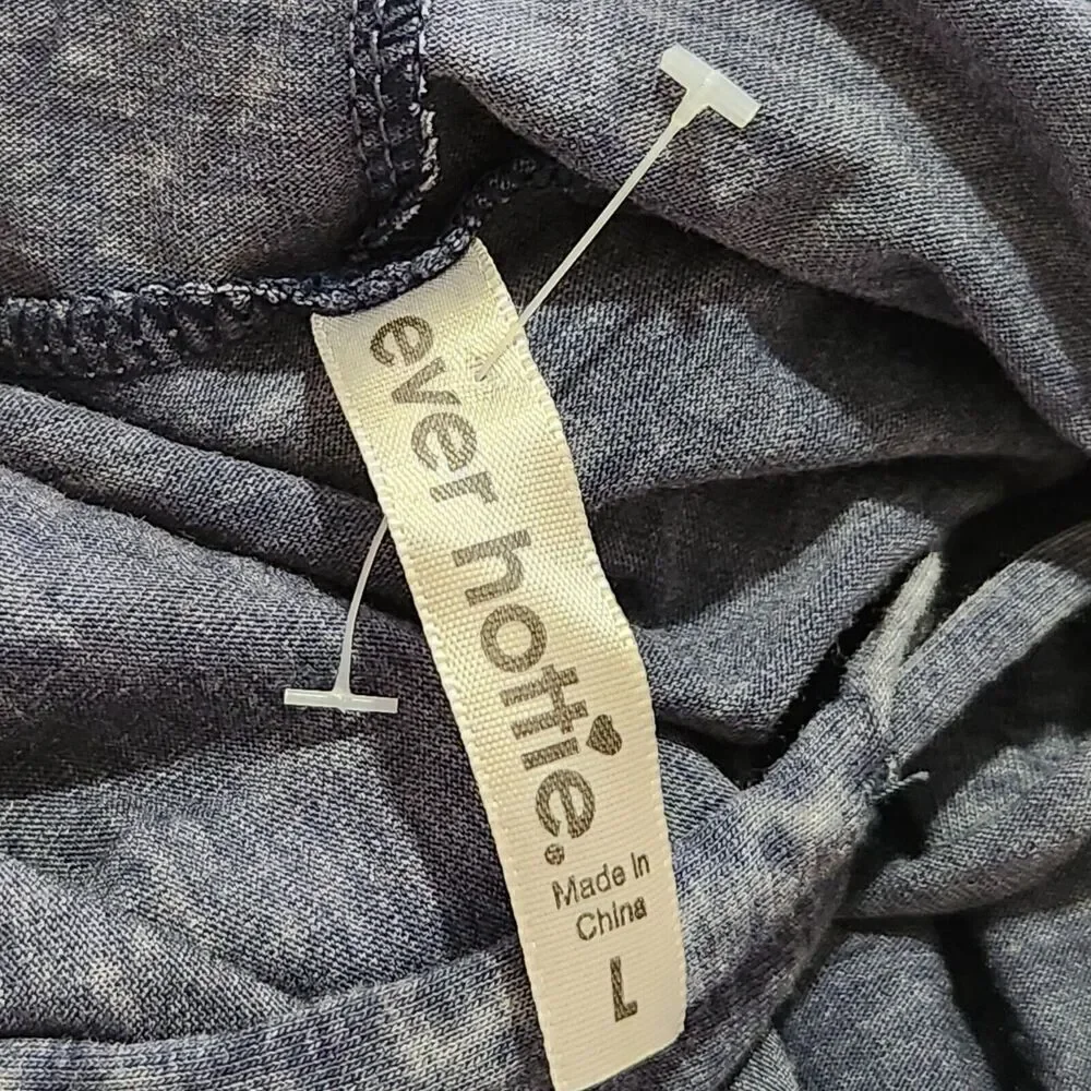 Ever Hottie Cropped  Hoodie In Size Large Blueberry Color Lightweight.  New